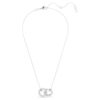 Ciondolo Dextera con anelli intrecciati, bianco, placcato in rodio Ciondolo Dextera con anelli intrecciati, bianco, placcato in rodio