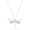 Ciondolo e spilla Ariana Grande X Swarovski con perla di cristallo, tagli misti, libellula, bianco, placcato in rodio Ciondolo e spilla Ariana Grande X Swarovski con perla di cristallo, tagli misti, libellula, bianco, placcato in rodio
