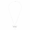 Ciondolo e spilla Ariana Grande X Swarovski con perla di cristallo, tagli misti, libellula, bianco, placcato in rodio Ciondolo e spilla Ariana Grande X Swarovski con perla di cristallo, tagli misti, libellula, bianco, placcato in rodio
