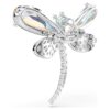 Ciondolo e spilla Ariana Grande X Swarovski con perla di cristallo, tagli misti, libellula, bianco, placcato in rodio Ciondolo e spilla Ariana Grande X Swarovski con perla di cristallo, tagli misti, libellula, bianco, placcato in rodio