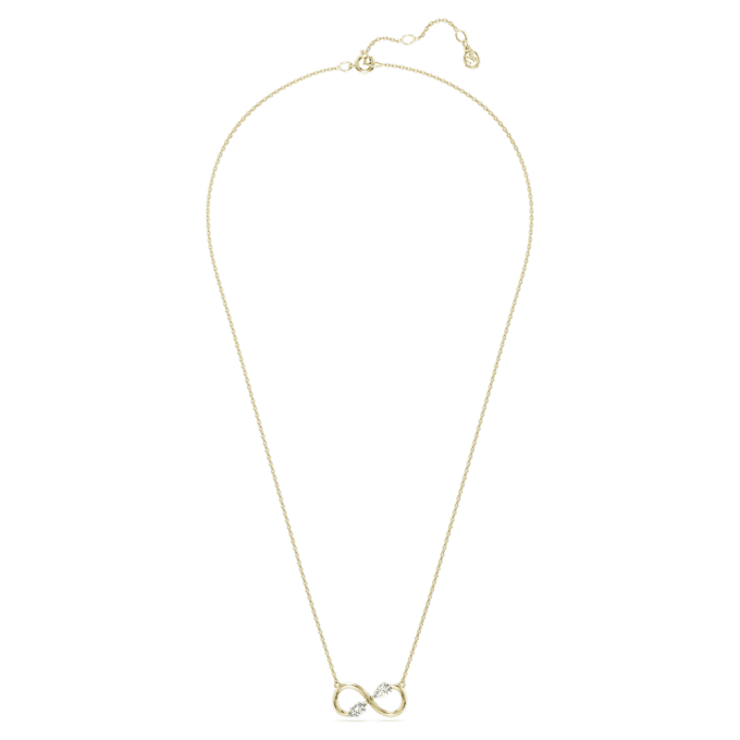 Ciondolo Eternity con diamanti sintetici 0,35 Ct Tw, forme miste, oro giallo 14K Ciondolo Eternity con diamanti sintetici 0,35 Ct Tw, forme miste, oro giallo 14K