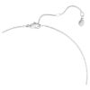 Ciondolo Eternity con diamanti sintetici 0,5 carati in totale, forma rotonda, argento sterling Ciondolo Eternity con diamanti sintetici 0,5 carati in totale, forma rotonda, argento sterling