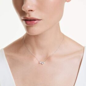 Ciondolo Galaxy con diamanti sintetici, 0,82 carati in totale, forme miste, argento sterling
