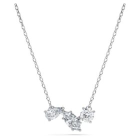 Ciondolo Galaxy con diamanti sintetici, 0,82 carati in totale, forme miste, argento sterling