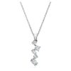Ciondolo Galaxy con diamanti sintetici 0,9 carati in totale, forme miste, oro bianco 14K Ciondolo Galaxy con diamanti sintetici 0,9 carati in totale, forme miste, oro bianco 14K