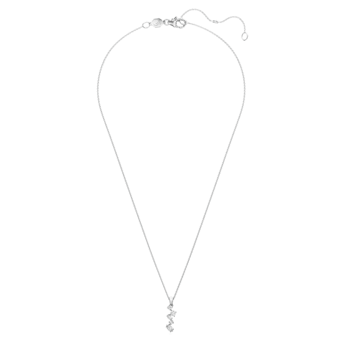 Ciondolo Galaxy con diamanti sintetici 0,9 carati in totale, forme miste, oro bianco 14K Ciondolo Galaxy con diamanti sintetici 0,9 carati in totale, forme miste, oro bianco 14K