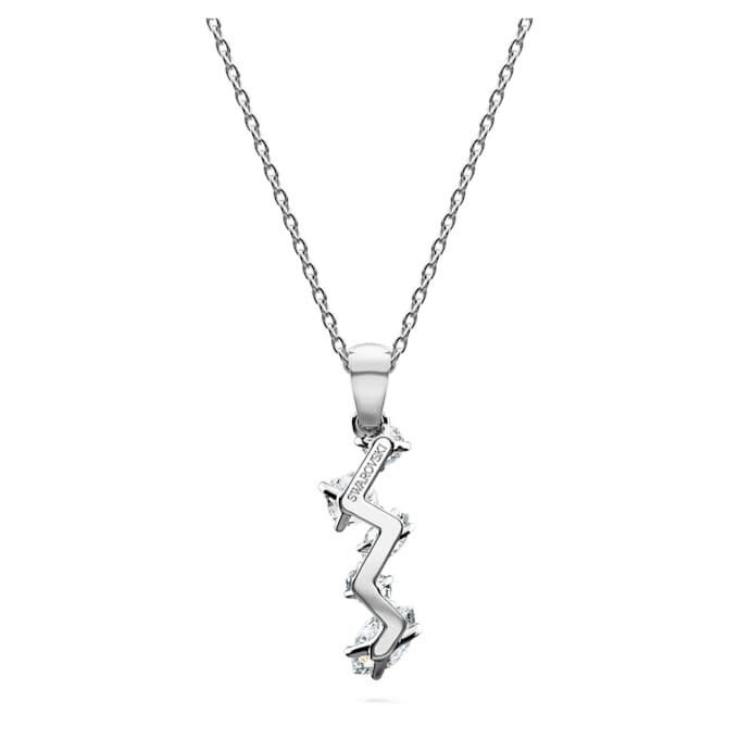 Ciondolo Galaxy con diamanti sintetici 0,9 carati in totale, forme miste, oro bianco 14K Ciondolo Galaxy con diamanti sintetici 0,9 carati in totale, forme miste, oro bianco 14K