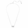Ciondolo Hyperbola con pavé, Infinity, bianco, placcato in rodio Ciondolo Hyperbola con pavé, Infinity, bianco, placcato in rodio