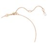 Ciondolo Hyperbola con tagli misti, intrecciato, bianco, placcato in oro rosa Ciondolo Hyperbola con tagli misti, intrecciato, bianco, placcato in oro rosa