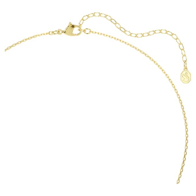 Ciondolo Idyllia con tagli misti, a forma di cuore, rosa, placcato in oro rosa Ciondolo Idyllia con tagli misti, a forma di cuore, rosa, placcato in oro rosa