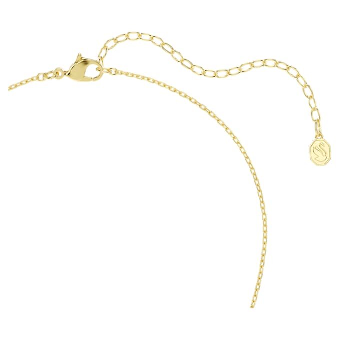 Ciondolo Idyllia con tagli misti, cuore, chiave, rosa, placcato oro Ciondolo Idyllia con tagli misti, cuore, chiave, rosa, placcato oro