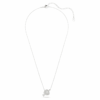 Ciondolo Idyllia con tagli misti, cuore con freccia, bianco, finitura in metalli misti Ciondolo Idyllia con tagli misti, cuore con freccia, bianco, finitura in metalli misti