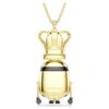Ciondolo Minions King Bob con pavé, multicolore, placcato oro