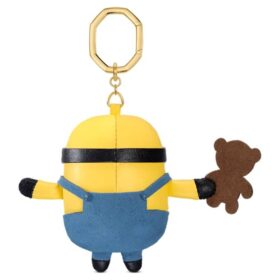 Ciondolo per borsa Minions multicolore, placcato oro