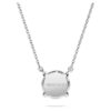 Ciondolo solitario Eternity con diamanti sintetici da 2 carati in totale, forma rotonda, oro bianco 14K Ciondolo solitario Eternity con diamanti sintetici da 2 carati in totale, forma rotonda, oro bianco 14K
