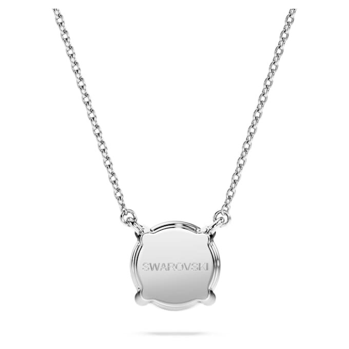 Ciondolo solitario Eternity con diamanti sintetici da 2 carati in totale, forma rotonda, oro bianco 14K Ciondolo solitario Eternity con diamanti sintetici da 2 carati in totale, forma rotonda, oro bianco 14K