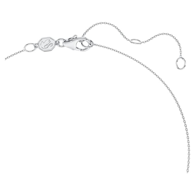 Ciondolo solitario Eternity Halo con diamanti sintetici da 1 Ct Tw, forma a pera, oro bianco 14K Ciondolo solitario Eternity Halo con diamanti sintetici da 1 Ct Tw, forma a pera, oro bianco 14K