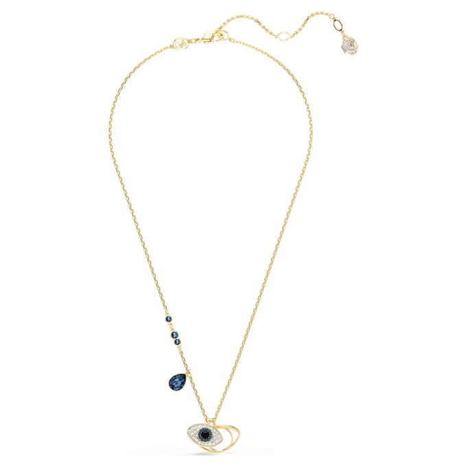 Ciondolo Symbolica “Occhio Maligno”, blu, placcato oro Ciondolo Symbolica “Occhio Maligno”, blu, placcato oro