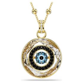 Ciondolo Symbolica “Occhio malvagio”, medio, multicolore, placcato in oro Ciondolo Symbolica “Occhio malvagio”, medio, multicolore, placcato in oro
