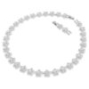 Collana Ariana Grande X Swarovski, taglio rotondo, fiore, bianco, placcata in rodio Collana Ariana Grande X Swarovski, taglio rotondo, fiore, bianco, placcata in rodio