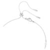 Collana Ariana Grande X Swarovski Y con tagli misti, perla di cristallo, cuore, bianco, placcata in rodio