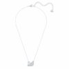 Collana Cigno “Dancing Swan”, bianca, placcata in rodio Collana Cigno “Dancing Swan”, bianca, placcata in rodio
