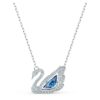 Collana Cigno “Dancing Swan”, blu, placcata in rodio Collana Cigno “Dancing Swan”, blu, placcata in rodio