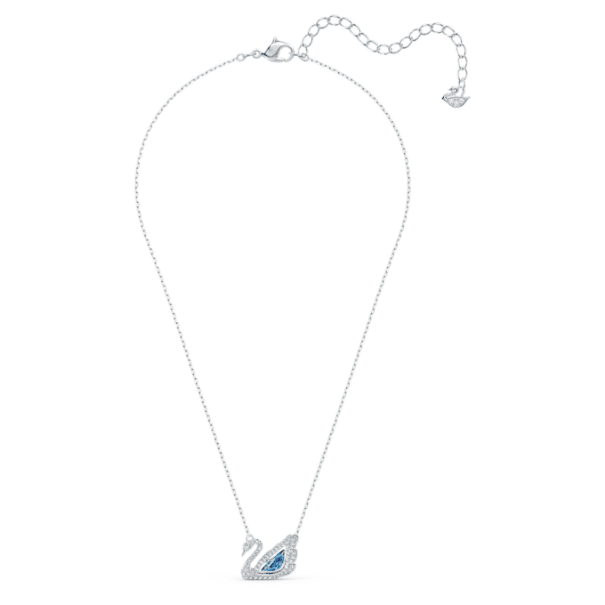 Collana Cigno “Dancing Swan”, blu, placcata in rodio Collana Cigno “Dancing Swan”, blu, placcata in rodio