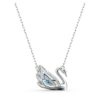Collana Cigno “Dancing Swan”, blu, placcata in rodio Collana Cigno “Dancing Swan”, blu, placcata in rodio