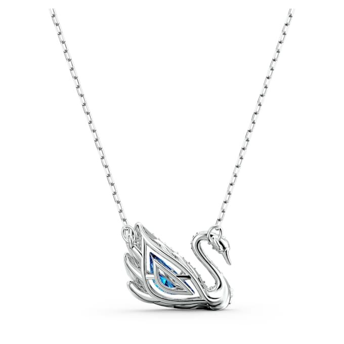 Collana Cigno “Dancing Swan”, blu, placcata in rodio Collana Cigno “Dancing Swan”, blu, placcata in rodio