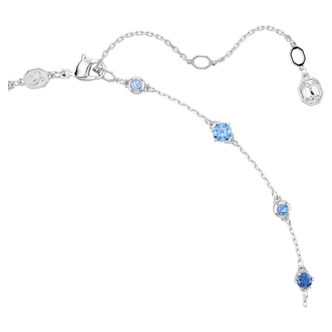 Collana Constella con tagli misti, blu, placcata in rodio Collana Constella con tagli misti, blu, placcata in rodio