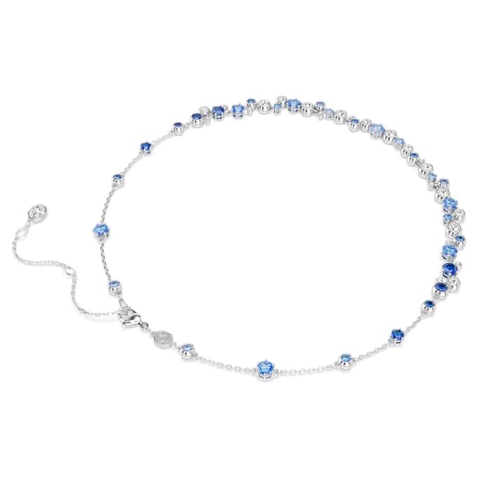 Collana Constella con tagli misti, blu, placcata in rodio Collana Constella con tagli misti, blu, placcata in rodio