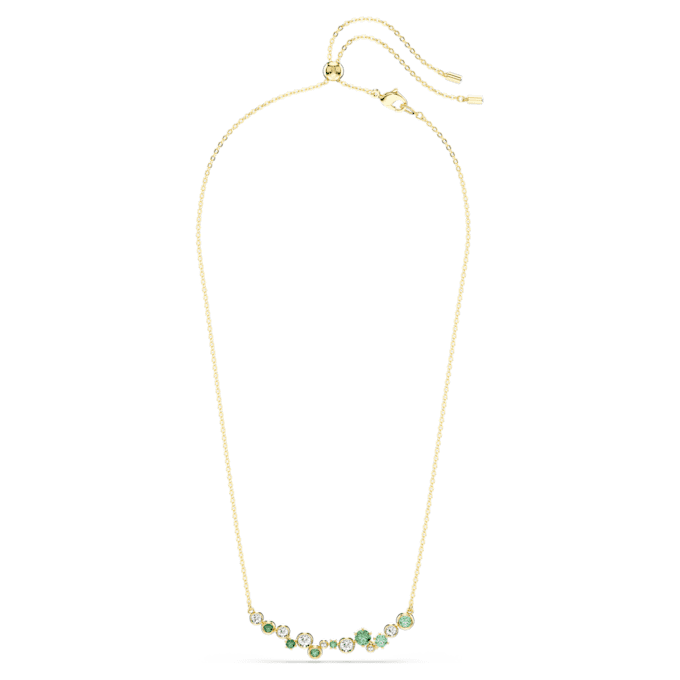 Collana Constella con tagli misti, verde, placcata in oro Collana Constella con tagli misti, verde, placcata in oro