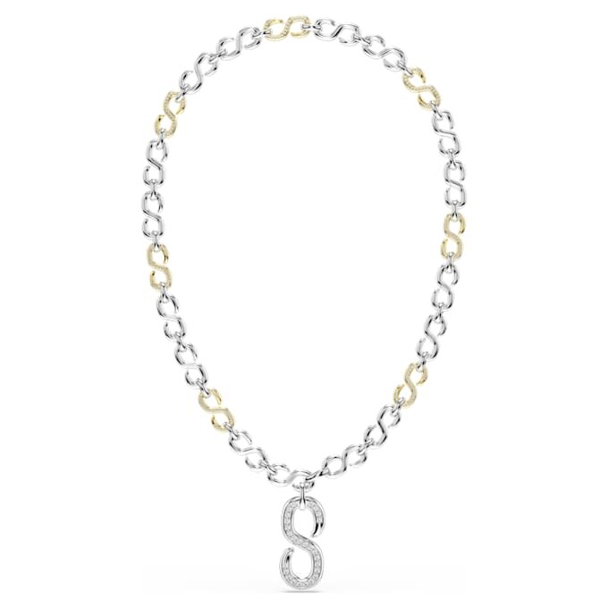 Collana Dextera Strandage con taglio rotondo, bianca, finitura in metalli misti Collana Dextera Strandage con taglio rotondo, bianca, finitura in metalli misti