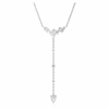 Collana Galaxy Y con diamanti sintetici, 0,7 carati in totale, forme miste, argento sterling