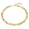 Collana Gema con tagli misti, gialla, placcata in oro