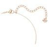 Collana Hyperbola con simbolo dell’Infinity e cuore, bianca, finitura in metalli misti