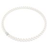 Collana Matrix con perle di cristallo, bianca, placcata in rodio Collana Matrix con perle di cristallo, bianca, placcata in rodio