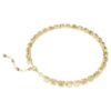 Collana Millenia con taglio ottagonale, giallo, placcata in oro