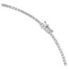 Collana ottagonale con diamanti sintetici 19,90 Ct Tw, forma ottagonale, oro bianco 18 carati Collana ottagonale con diamanti sintetici 19,90 Ct Tw, forma ottagonale, oro bianco 18 carati