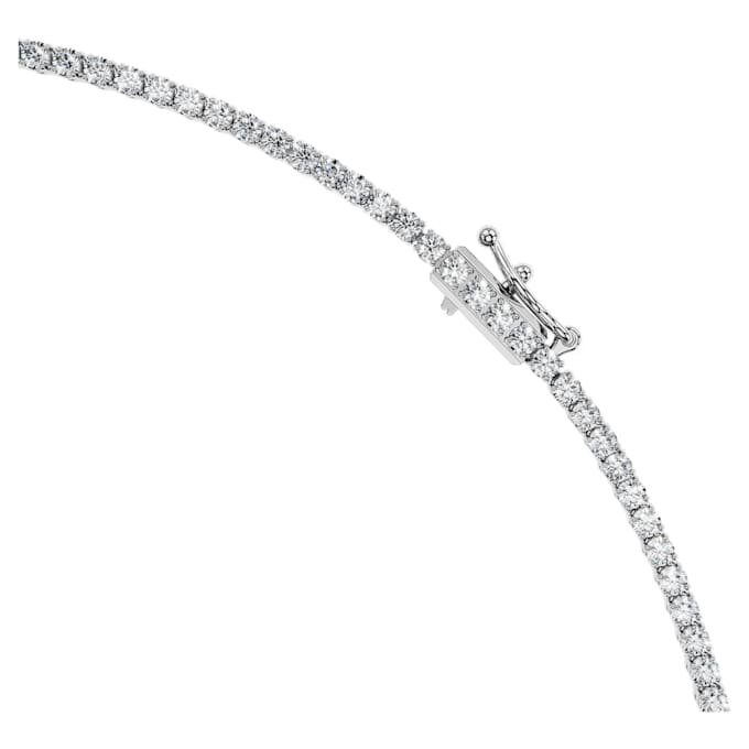 Collana ottagonale con diamanti sintetici 19,90 Ct Tw, forma ottagonale, oro bianco 18 carati Collana ottagonale con diamanti sintetici 19,90 Ct Tw, forma ottagonale, oro bianco 18 carati