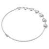 Collana ottagonale con diamanti sintetici 37,70 Ct Tw, forma ottagonale, oro bianco 18 carati Collana ottagonale con diamanti sintetici 37,70 Ct Tw, forma ottagonale, oro bianco 18 carati