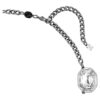 Collana “The Vienna Collection” a forma di piuma, bianca, placcata in rutenio Collana “The Vienna Collection” a forma di piuma, bianca, placcata in rutenio