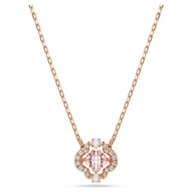 Collana Una Clover, rosa, placcata in oro rosa