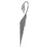 Cuff per orecchie della Collezione Vienna “Swan”, bianco, placcato in rutenio Cuff per orecchie della Collezione Vienna “Swan”, bianco, placcato in rutenio