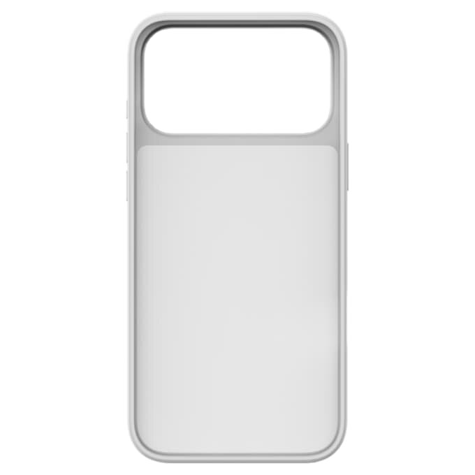 Custodia per smartphone con cristalli a fondo piatto, iPhone® 17 Pro Max, color argento Custodia per smartphone con cristalli a fondo piatto, iPhone® 17 Pro Max, color argento