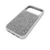 Custodia per smartphone con cristalli sul retro piatto, iPhone® 17 Pro, argento Custodia per smartphone con cristalli sul retro piatto, iPhone® 17 Pro, argento