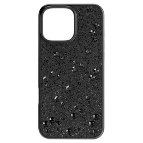 Custodia per smartphone con design a motivi sparsi, iPhone® 16 Pro Max, nero