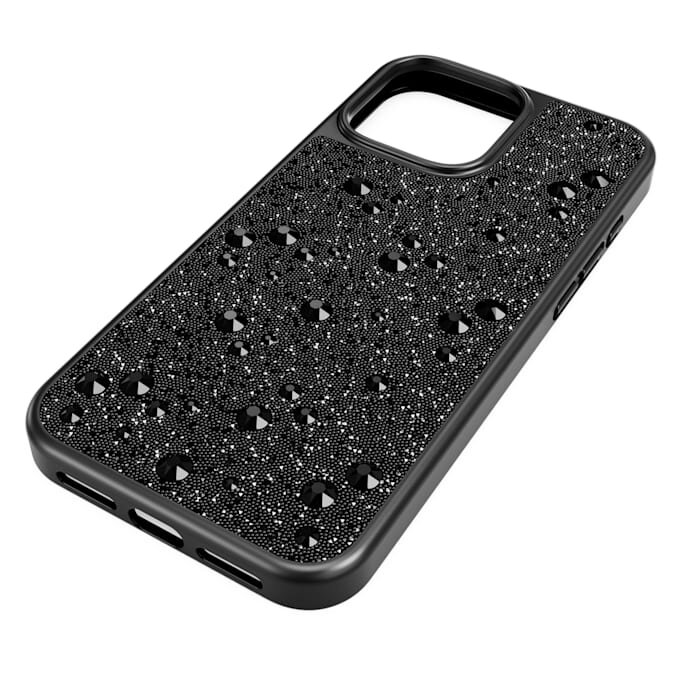 Custodia per smartphone con design a motivi sparsi, iPhone® 16 Pro Max, nero Custodia per smartphone con design a motivi sparsi, iPhone® 16 Pro Max, nero