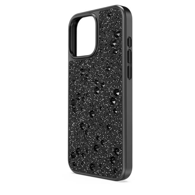 Custodia per smartphone con design a motivi sparsi, iPhone® 16 Pro Max, nero Custodia per smartphone con design a motivi sparsi, iPhone® 16 Pro Max, nero